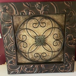 Metal wall decor